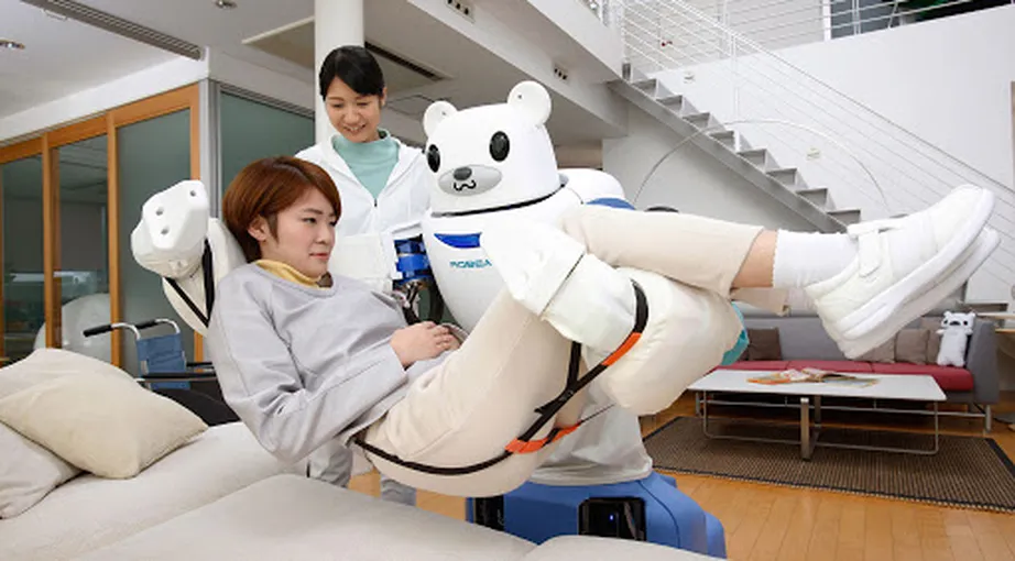 Japanese elderly care robots